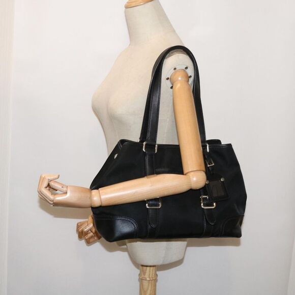 Prada Black Synthetic Tote Bag (Pre-Owned) - Picture 8 of 16